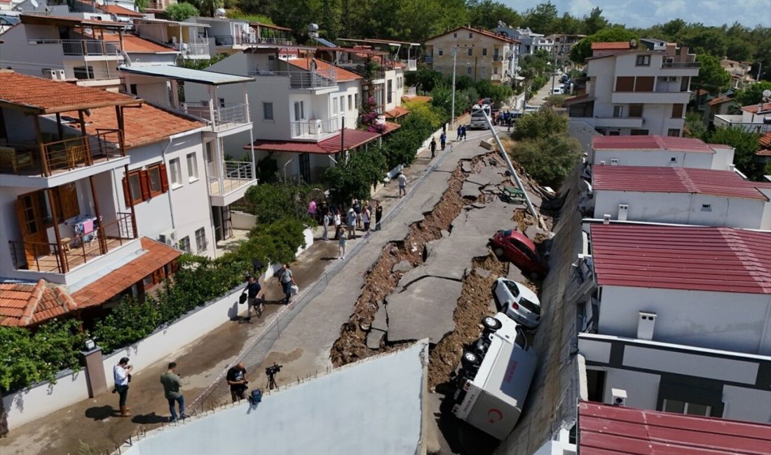 Menderes'teki sağanak yağış sonrası