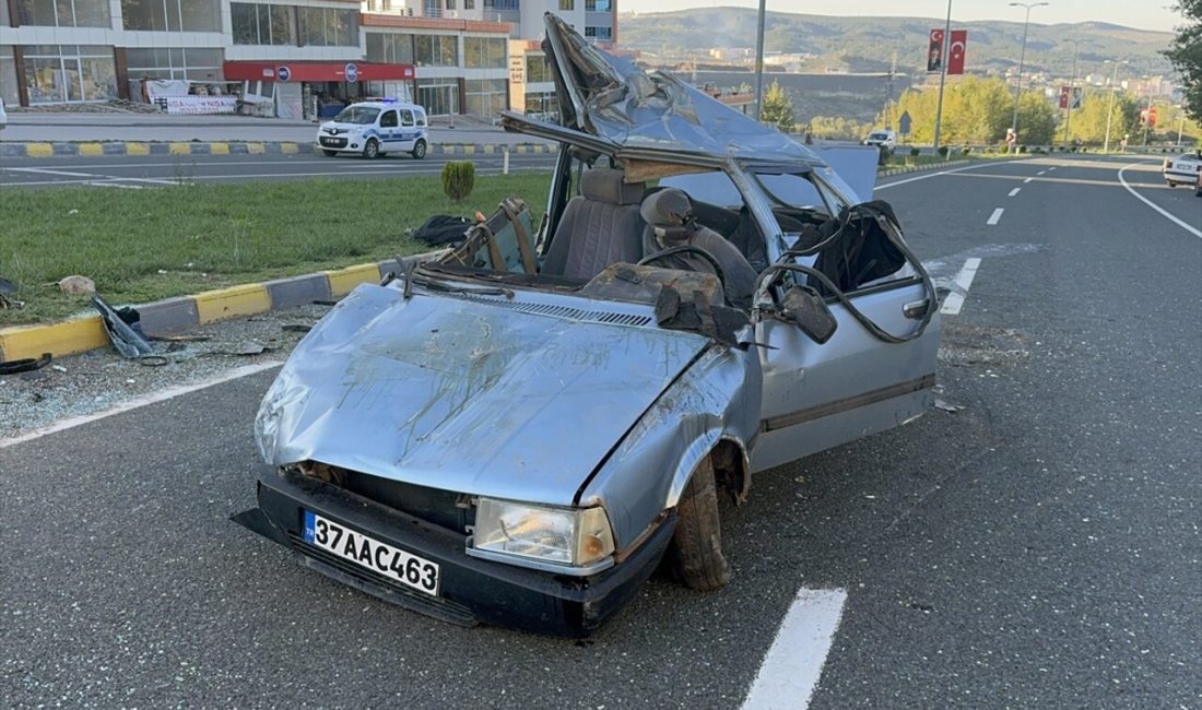 Kastamonu-Ankara kara yolunda meydana