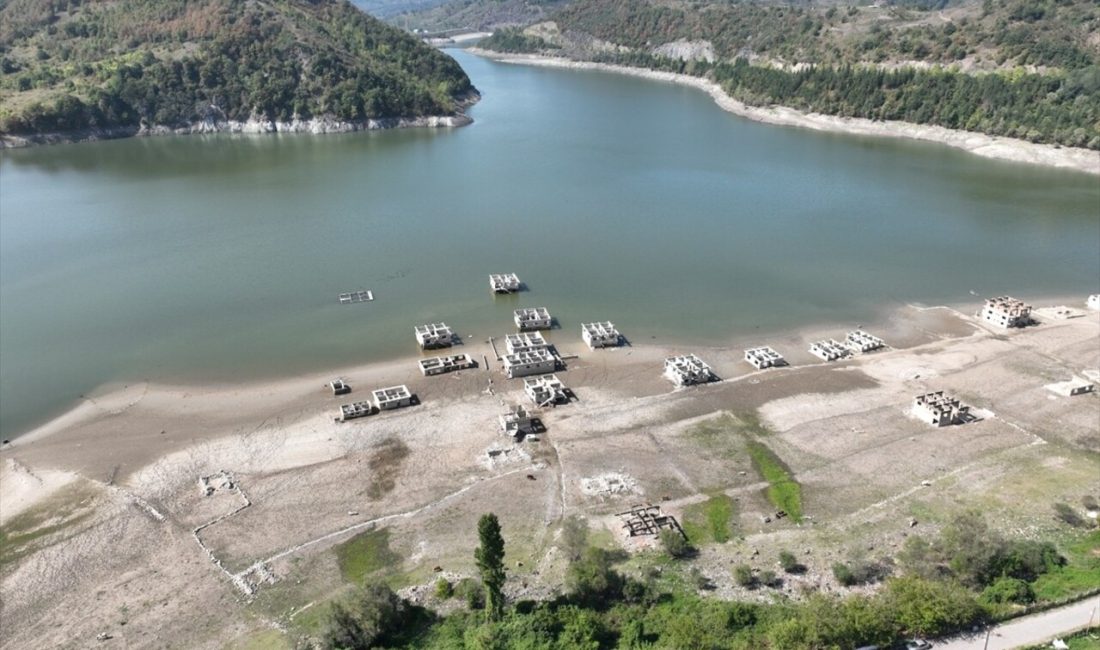 Kızılcapınar Barajı'ndaki su seviyesi