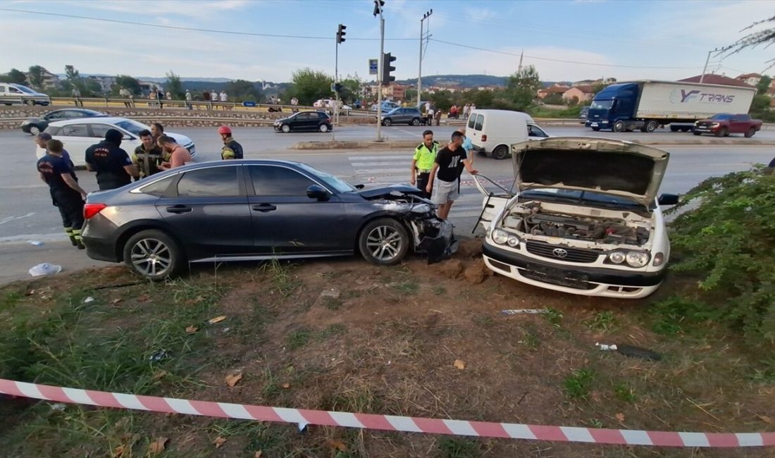 Kartepe'de meydana gelen trafik