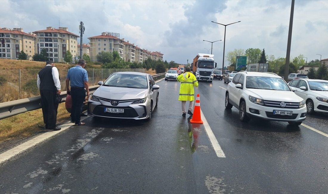 Anadolu Otoyolu'nda meydana gelen