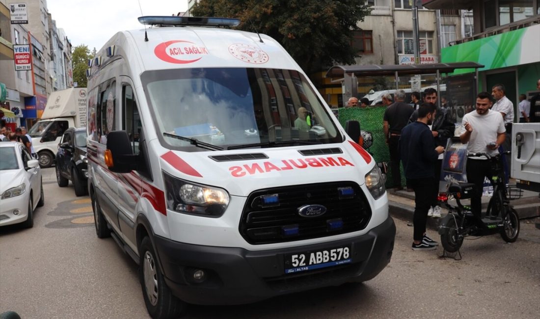 Ordu'da bir polis memurunun