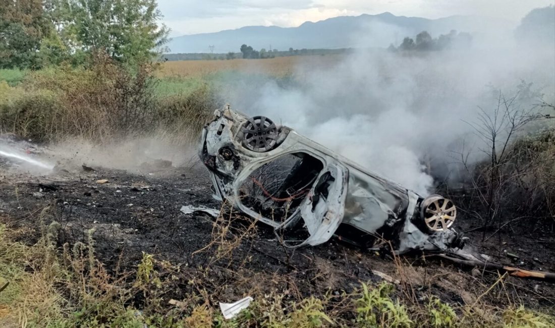 Sakarya'nın Akyazı ilçesinde devrilen