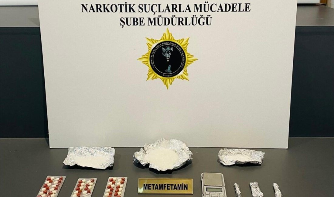 Samsun'da gerçekleştirilen narkotik operasyonunda