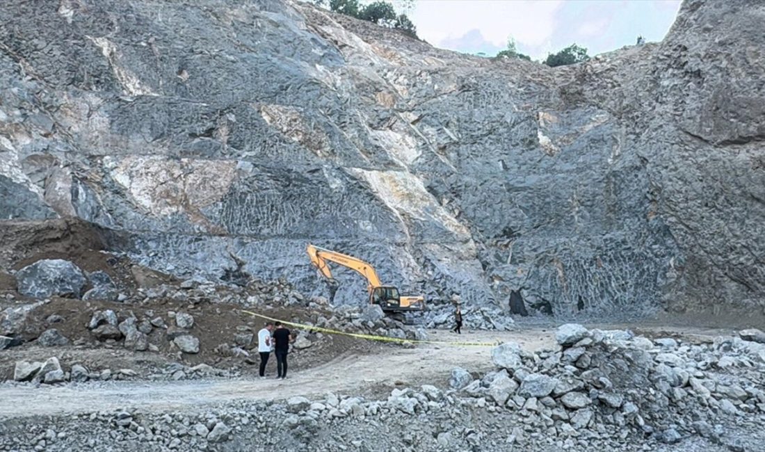 Samsun'un Tekkeköy ilçesinde taş