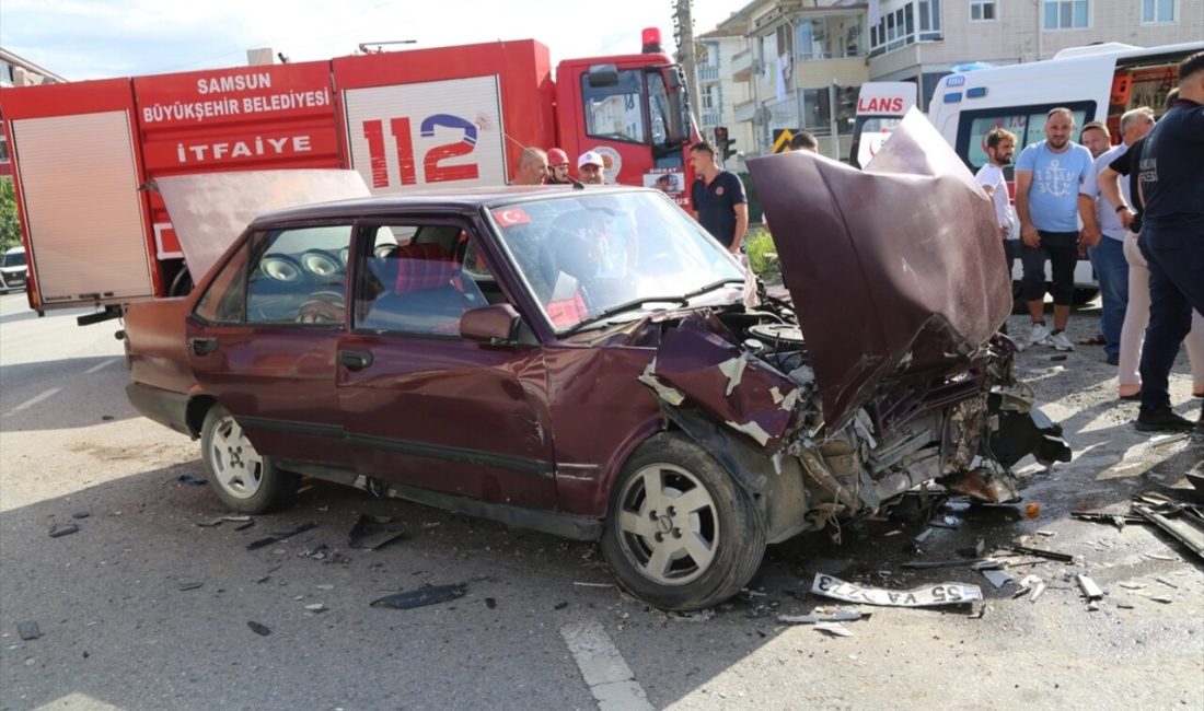 Samsun'un Çarşamba ilçesinde hafif