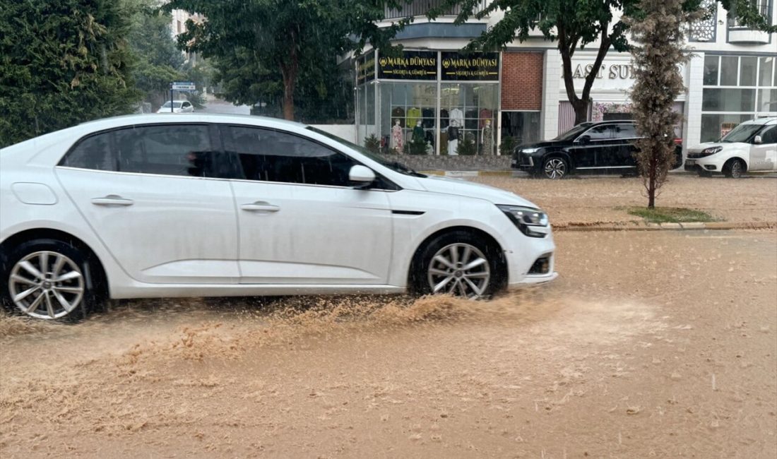 Şanlıurfa'da etkili olan sağanak