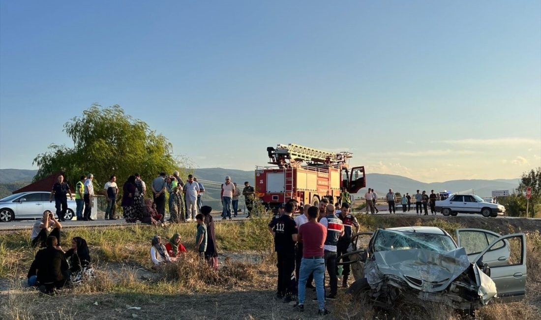 Sinop'ta meydana gelen trafik