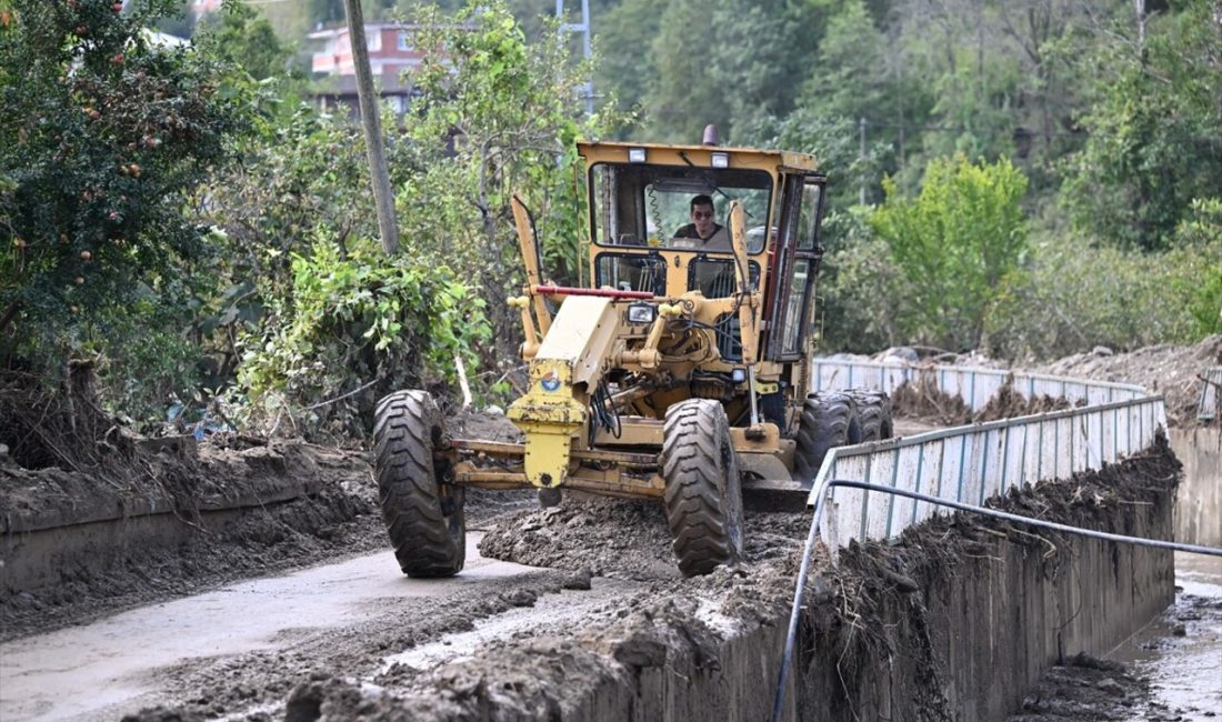 Trabzon'da yaşanan sel ve