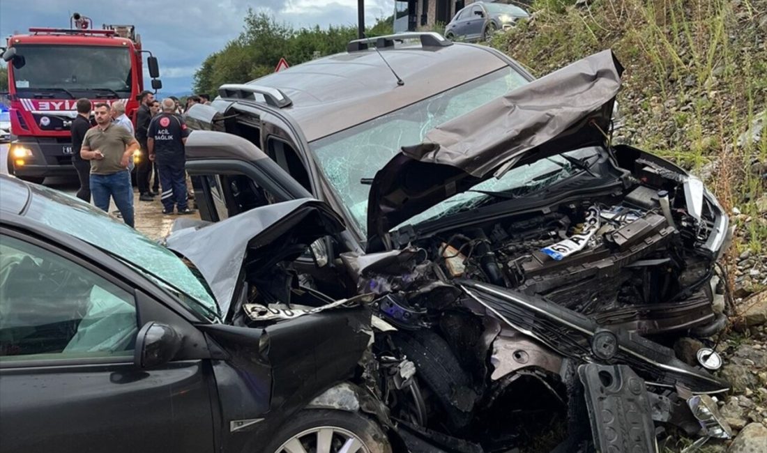 Trabzon'un Araklı ilçesinde meydana