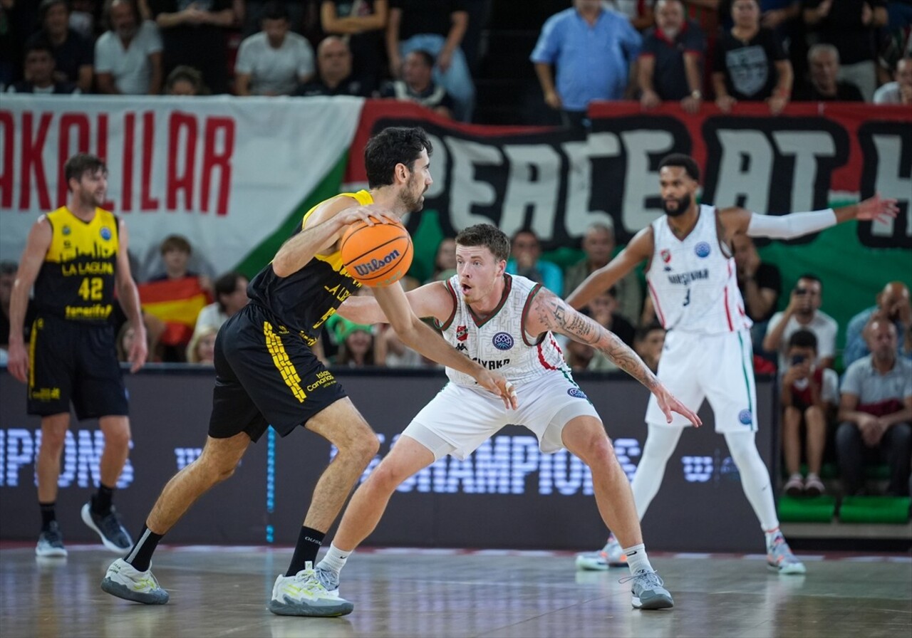 Basketbol Şampiyonalar Ligi C Grubu ilk hafta maçında Karşıyaka, İspanyol temsilcisi La Laguna...