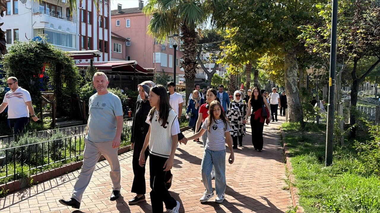 Bartın'ın Amasra ilçesi, hafta başında yaşanan fırtına ve şiddetli yağışların ardından hava...