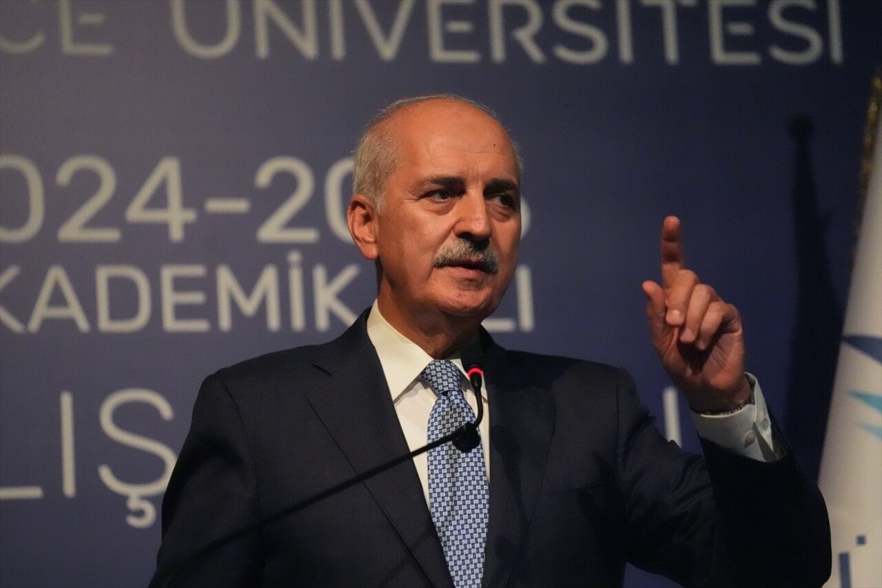 TBMM Başkanı Numan Kurtulmuş, Düzce Üniversitesi Akademik Yıl Açılış Töreni'ne...