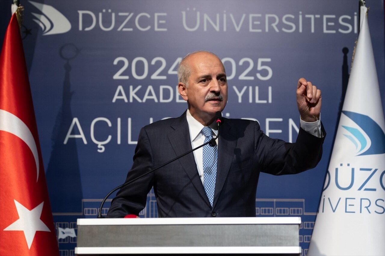 TBMM Başkanı Numan Kurtulmuş, Düzce Üniversitesi 2024-2025 Akademik Yıl Açılış Töreni'ne...