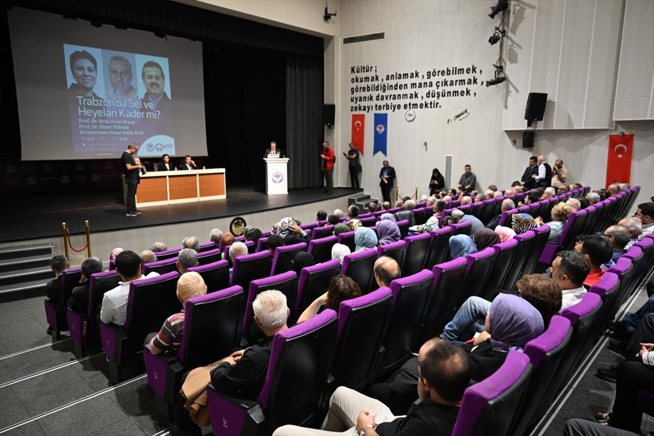 Trabzon'da, 13 Ekim Uluslararası Afet Risklerinin Azaltılması Günü dolayısıyla "Sel ve Heyelan...