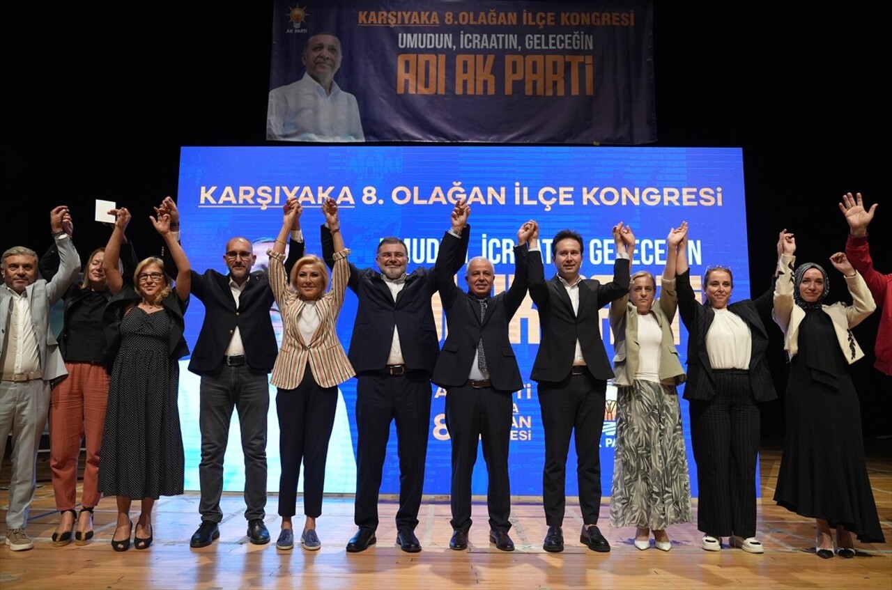 AK Parti Karşıyaka 8. Olağan İlçe Kongresi, Deniz Baykal Kültür Merkezi'nde...