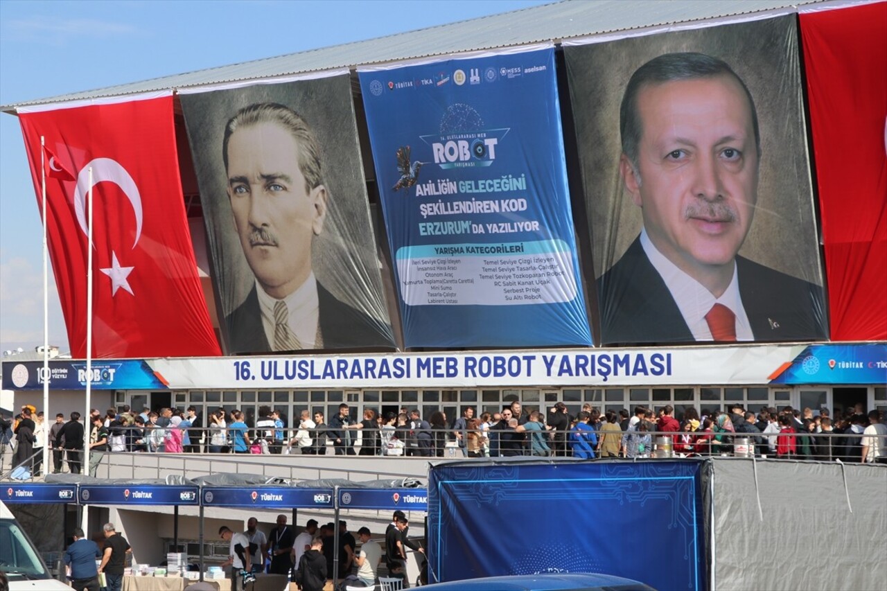 16. Uluslararası Milli Eğitim Bakanlığı (MEB) Robot Yarışması, Erzurum'un ev sahipliğinde...