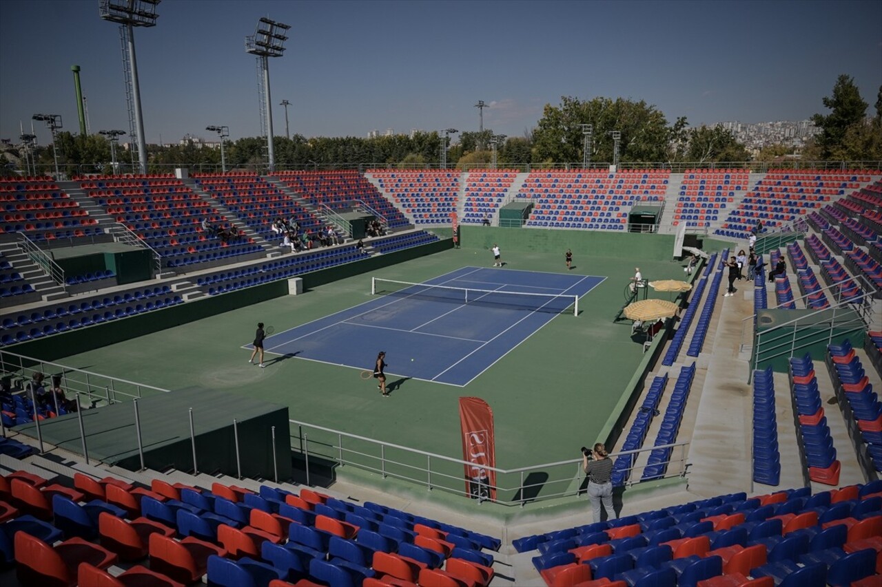 Enplus Masters Kadınlar Tenis Serisi'nin finalleri Ankara Tenis Eğitim Merkezi’nde...