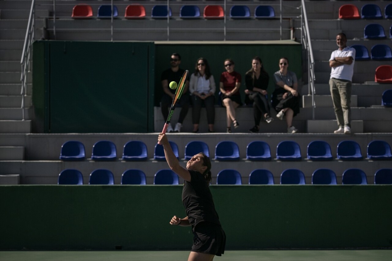 Enplus Masters Kadınlar Tenis Serisi'nin finalleri Ankara Tenis Eğitim Merkezi’nde...