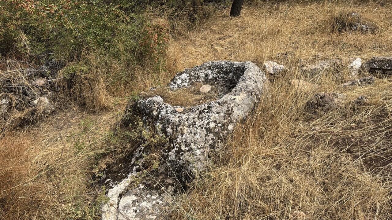 Adıyaman'ın Gölbaşı ilçesinde Roma dönemine ait 1700 yıllık oda mezar bulundu.