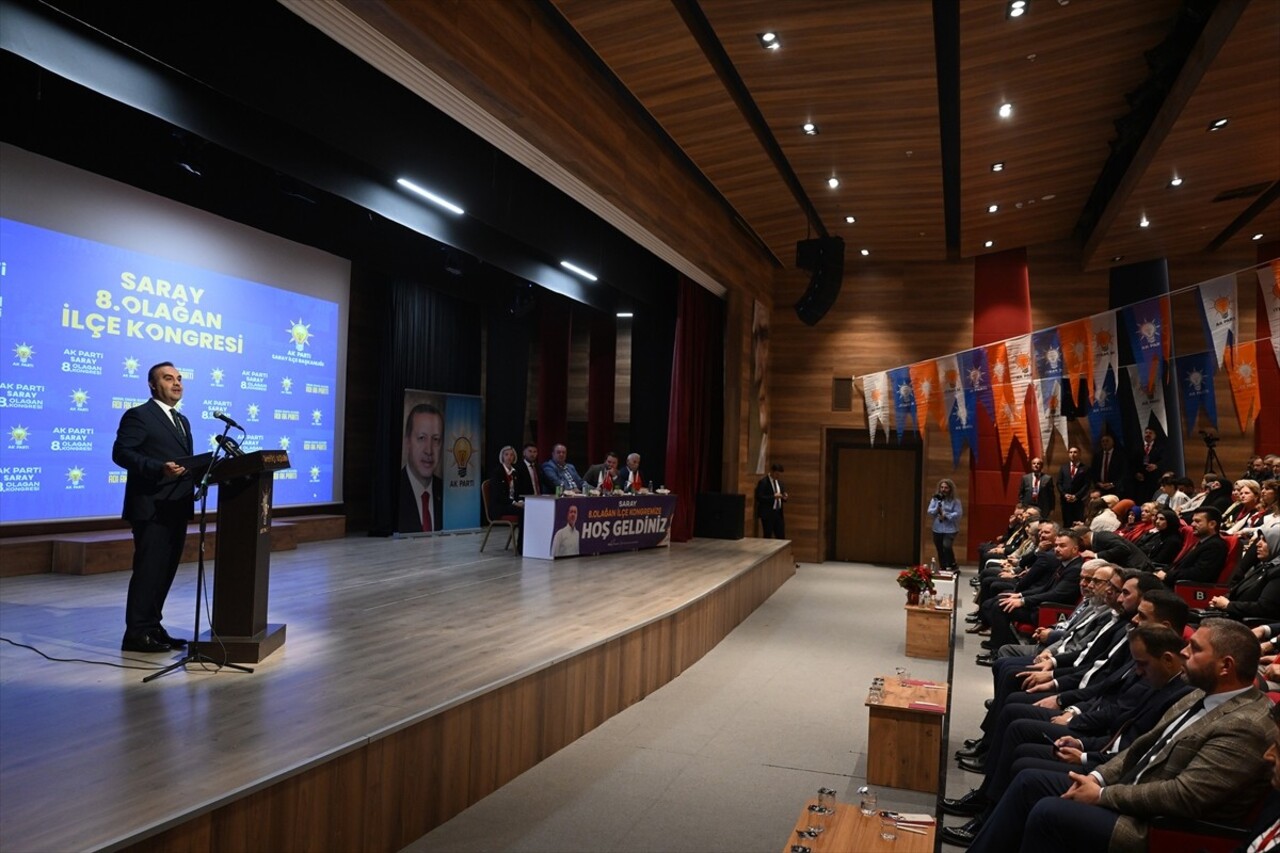 Sanayi ve Teknoloji Bakanı Mehmet Fatih Kacır, Atatürk Kültür Merkezi’nde düzenlenen AK Parti...