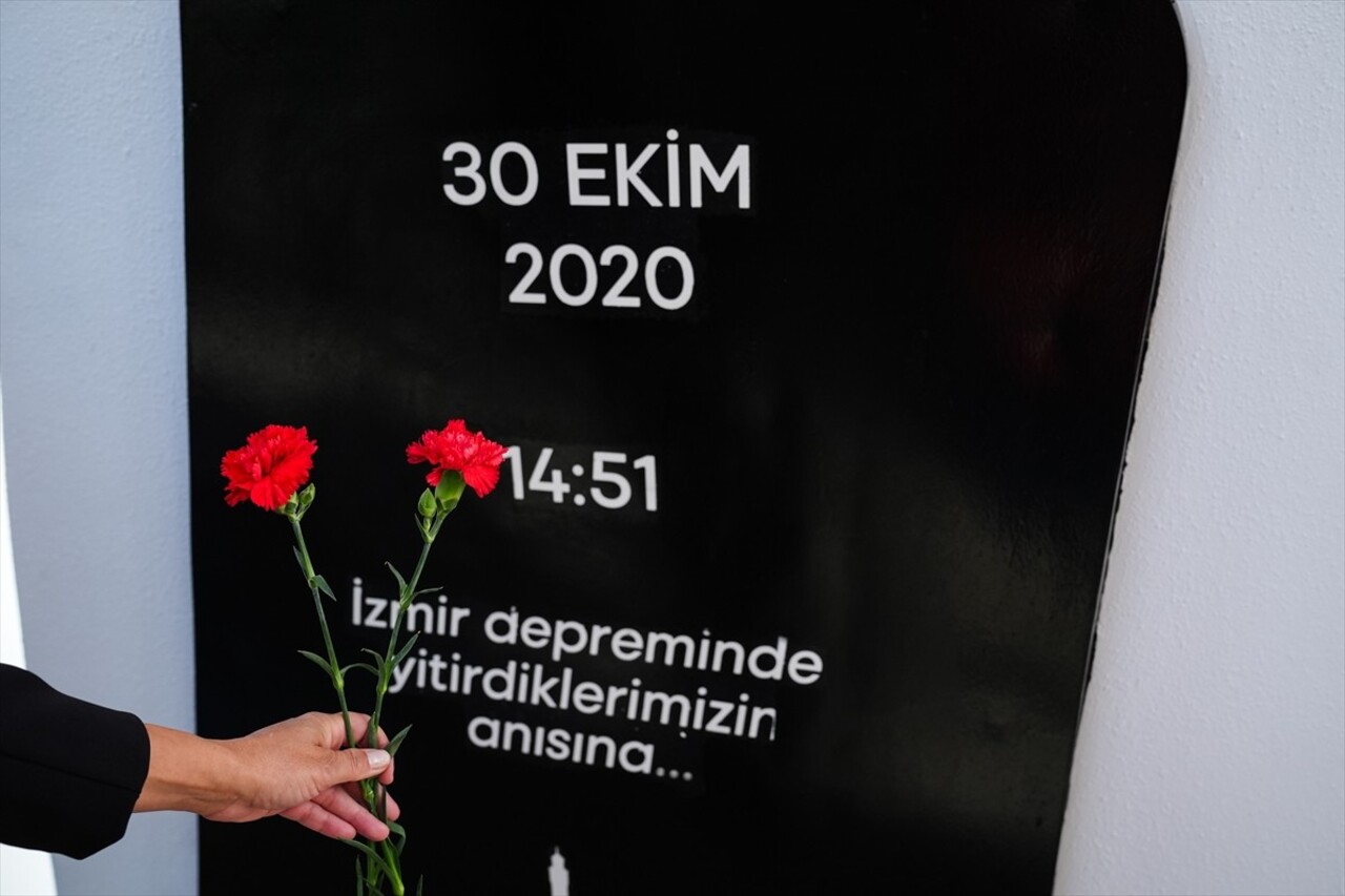 İzmir'de, Seferihisar ilçesi açıklarında 30 Ekim 2020'de meydana gelen 6,6 büyüklüğündeki depremde...