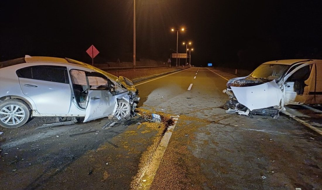 Bolu'da meydana gelen trafik