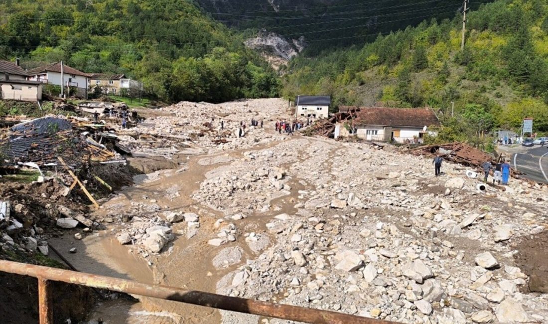 Şiddetli yağışlar Bosna Hersek'te