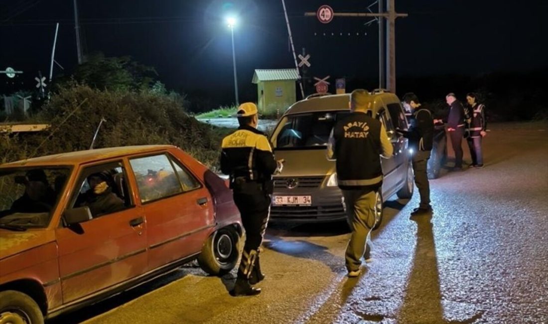 Hatay'ın Dörtyol ilçesinde polis,