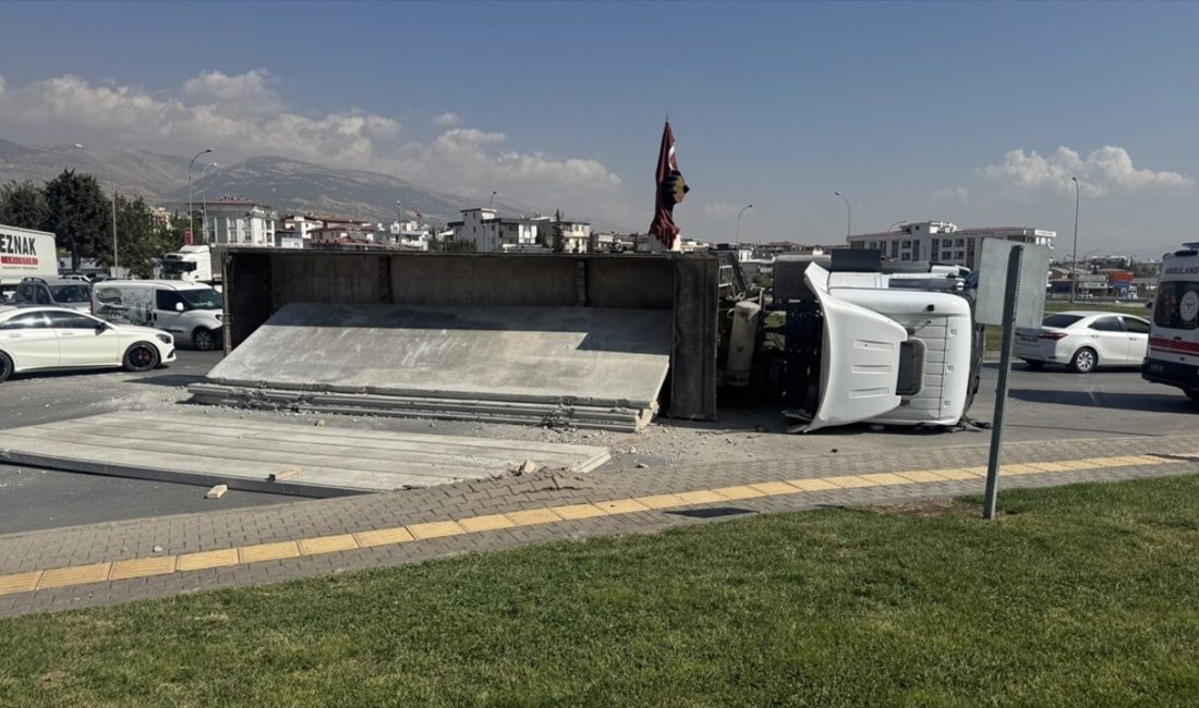 Kahramanmaraş'ta tır kazası sonrası