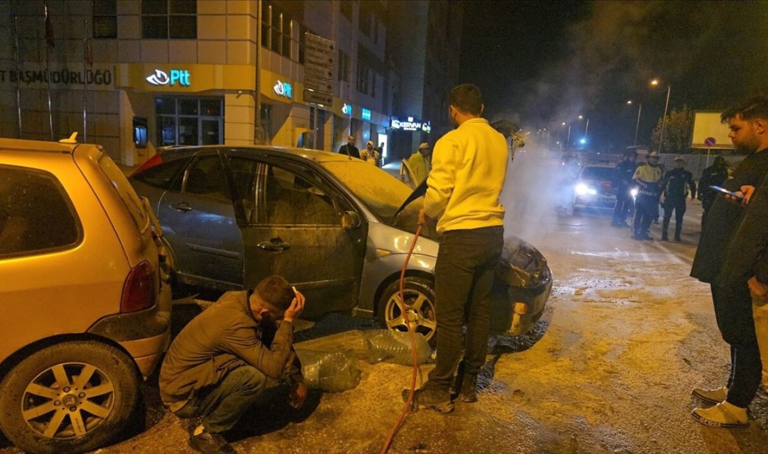 Karabük'te seyir halindeki bir