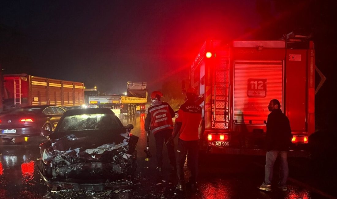 Sakarya'nın Hendek ilçesinde meydana