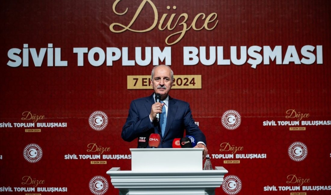 Kurtulmuş, Düzce'deki etkinlikte sivil