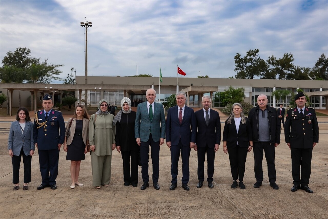 TBMM Başkanı Numan Kurtulmuş (sol 6), G20 Parlamento Başkanları Zirvesi'ne (P20) katılmak üzere...