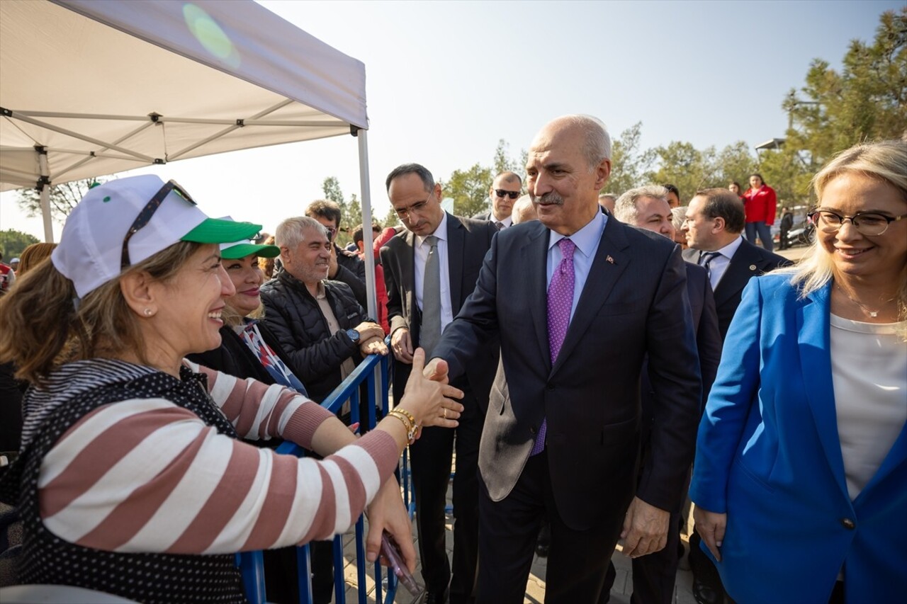 TBMM Başkanı Numan Kurtulmuş, 11 Kasım Milli Ağaçlandırma Günü dolayısıyla Bayraklı ilçesi...