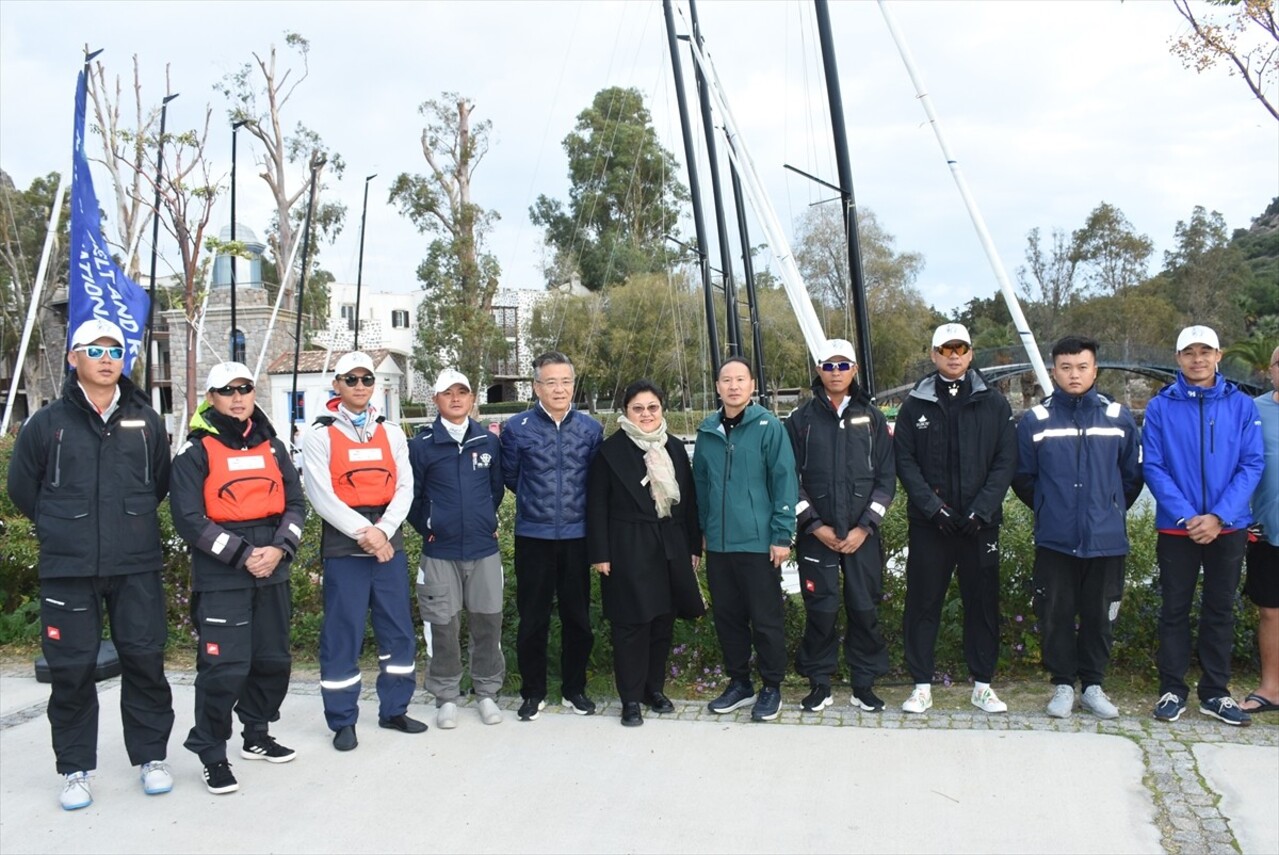 Muğla'nın Bodrum ilçesindeki Kuşak ve Yol Uluslararası Yelken Yarışları'nın dördüncü ve son ayak...