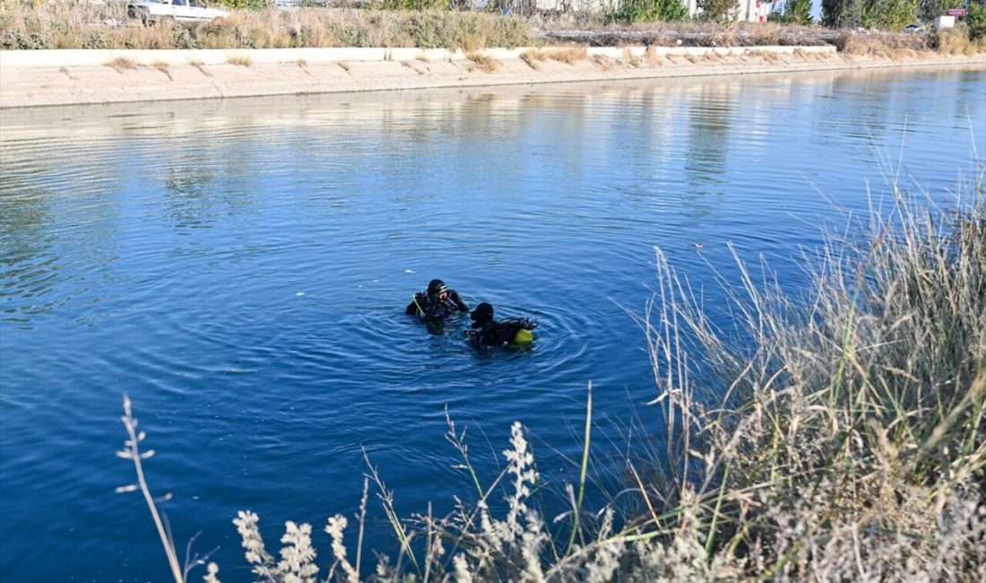 Adana'da sulama kanalında kaybolan