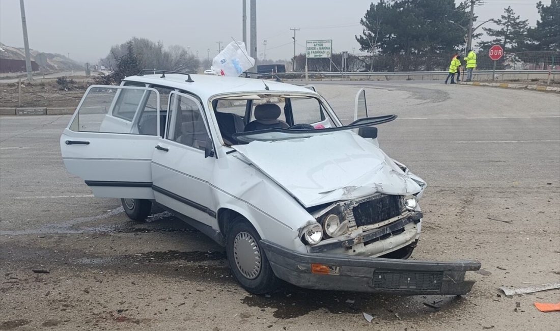 Afyonkarahisar'da meydana gelen trafik