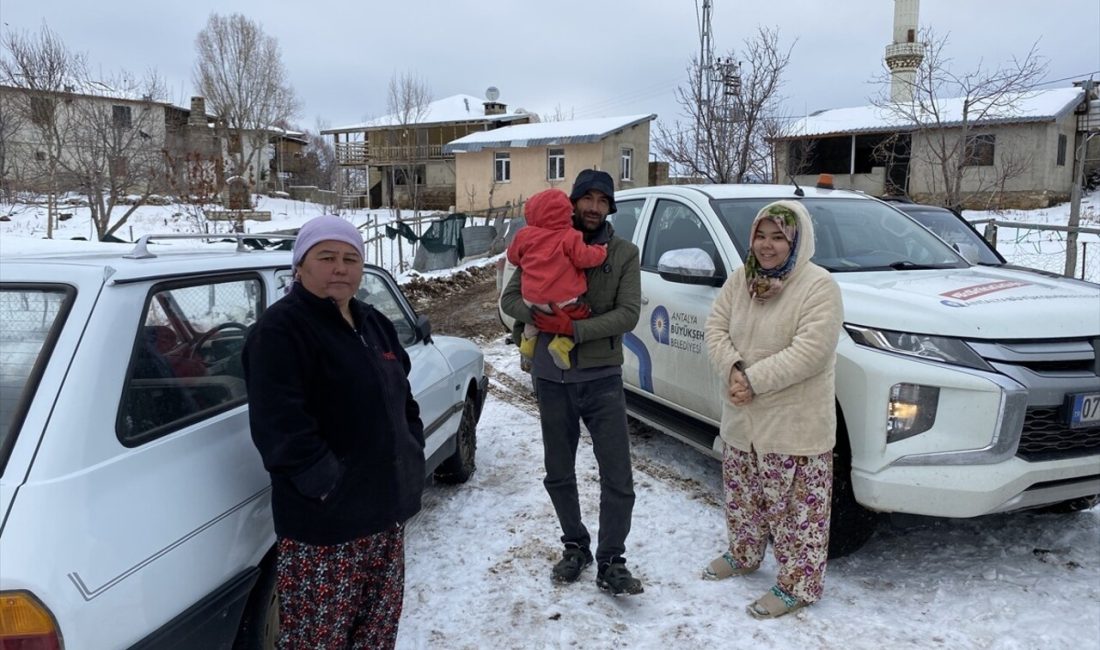 Akseki'de Hocalı Yaylası'nda kar