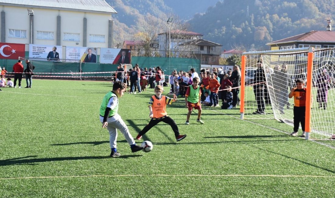 Artvin'in Arhavi ilçesinde, gençlerin