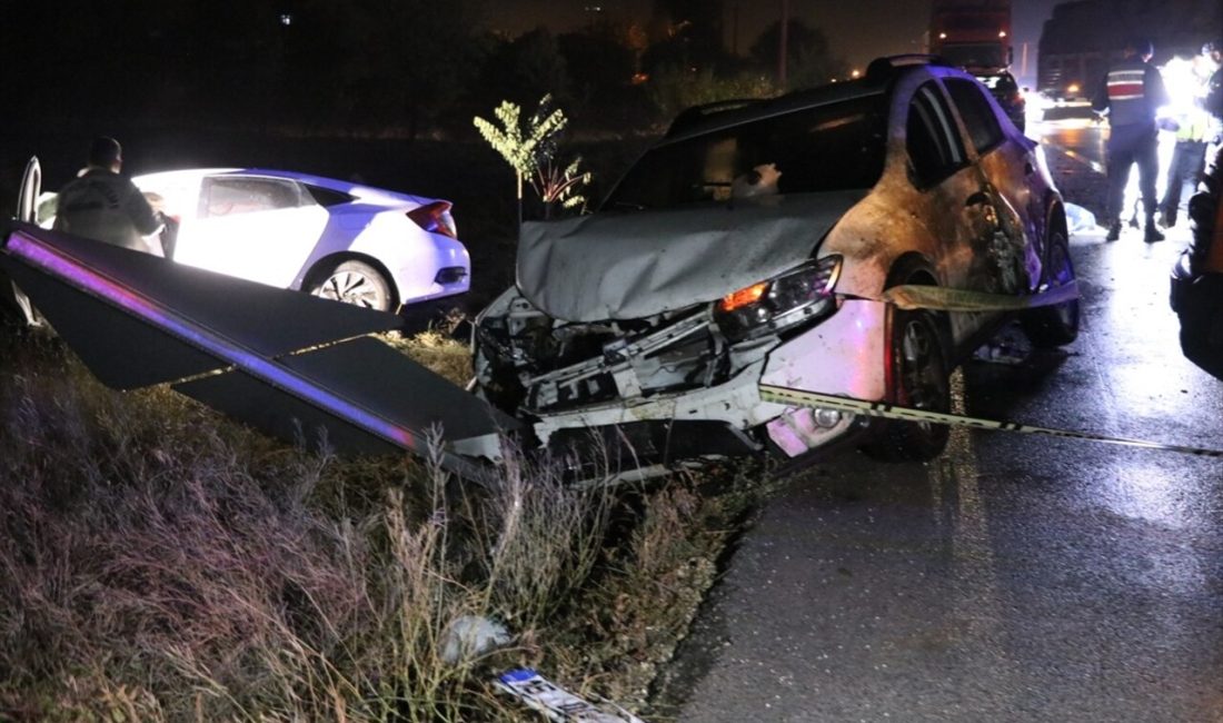 Burdur'da meydana gelen trafik