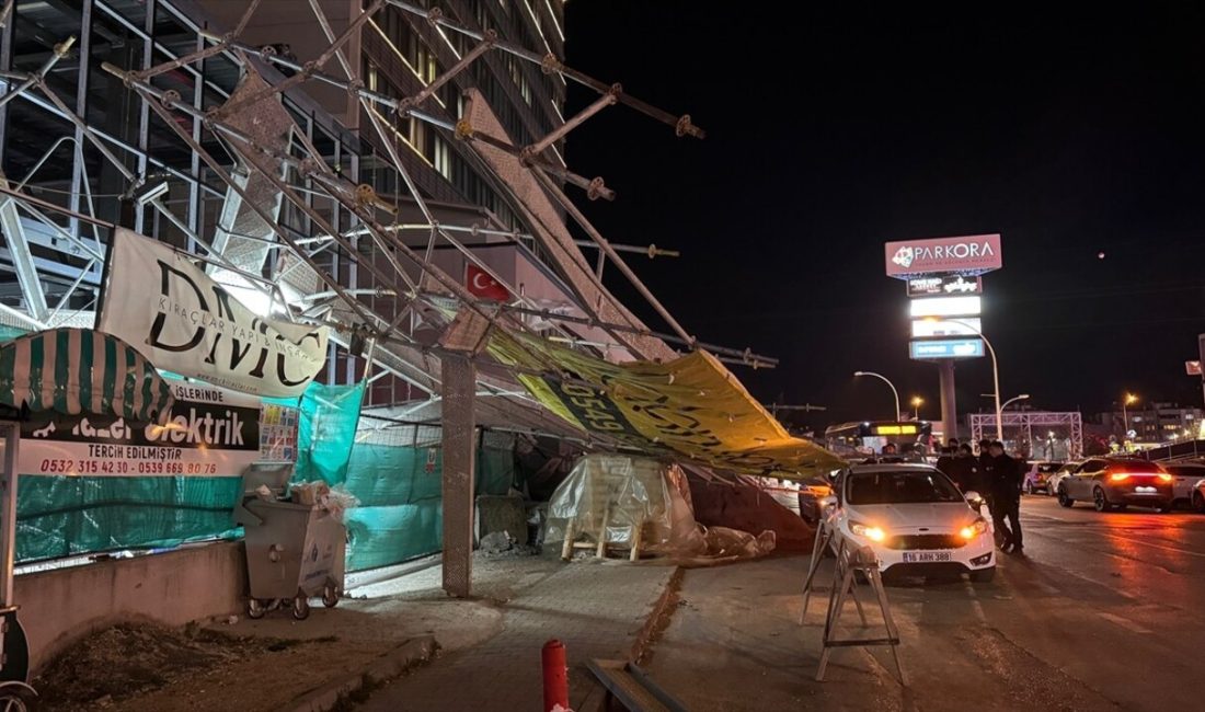 Bursa'da etkili olan lodos