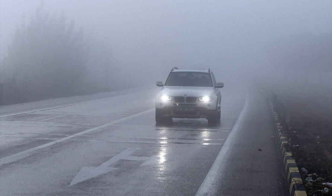 Kastamonu'da etkili olan sis