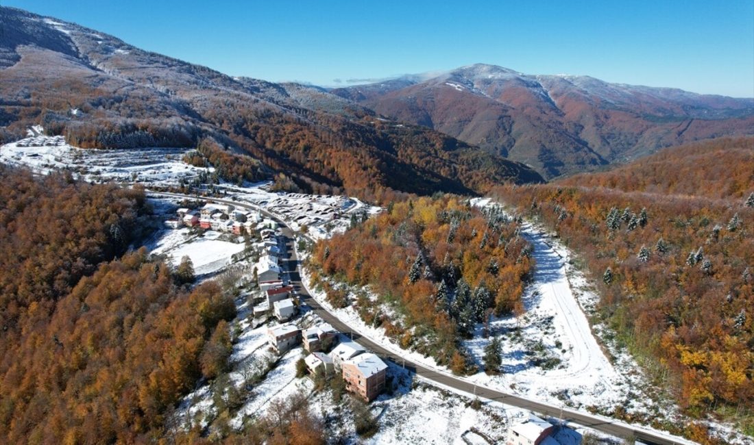 Kastamonu'nun Bozkurt ilçesinde sonbahar