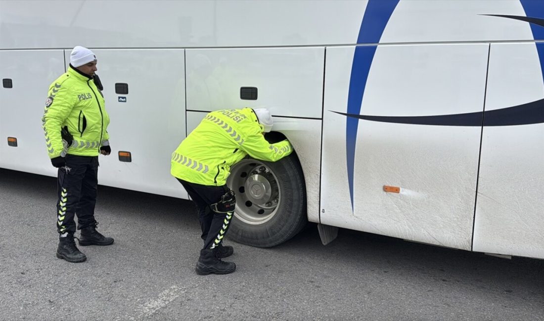 Kayseri'de yolcu otobüslerine yönelik