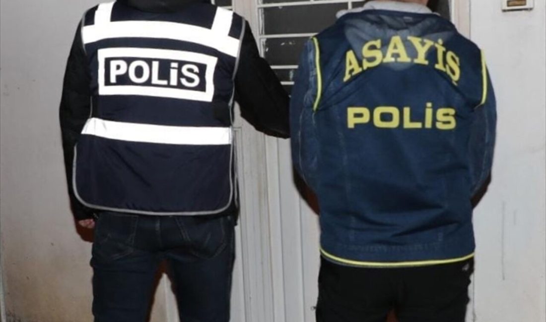 Mersin'de düzenlenen polis operasyonunda