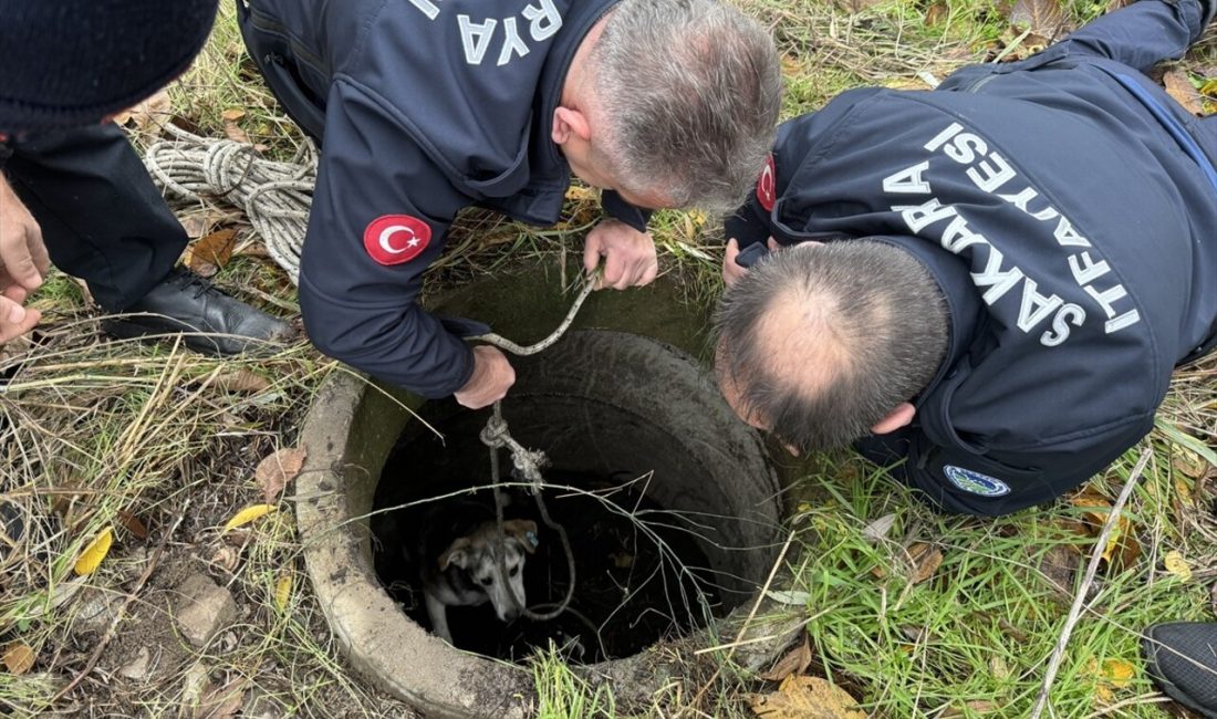 Adapazarı'nda 2 metre derinliğindeki