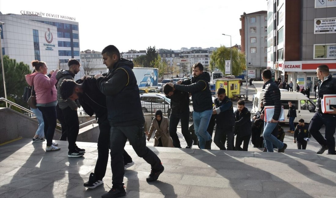 Tekirdağ'da düzenlenen dolandırıcılık operasyonunda