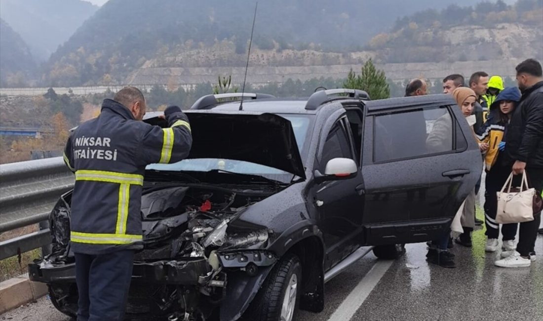 Tokat'ın Niksar ilçesinde cip