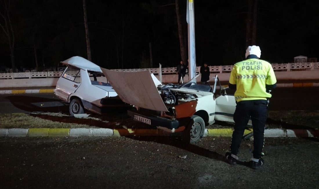 Uzunköprü'de gerçekleşen kazada bir